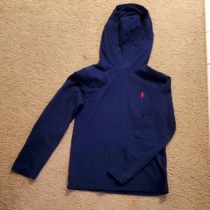 Boys Long Sleeve hooded cotton T Shirt size M (10-12)